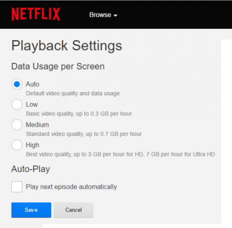 Roku Netflix Изменить качество