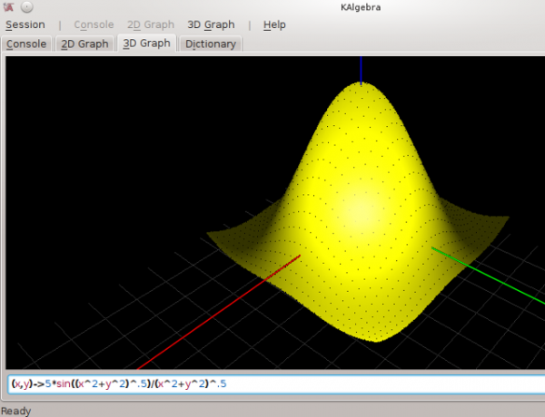 линукс-беспроигрышная математика-kalgebra3d