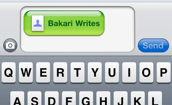 визитные карточки iphone