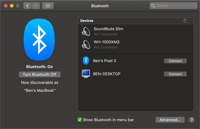 Mac Pair новое устройство Bluetooth